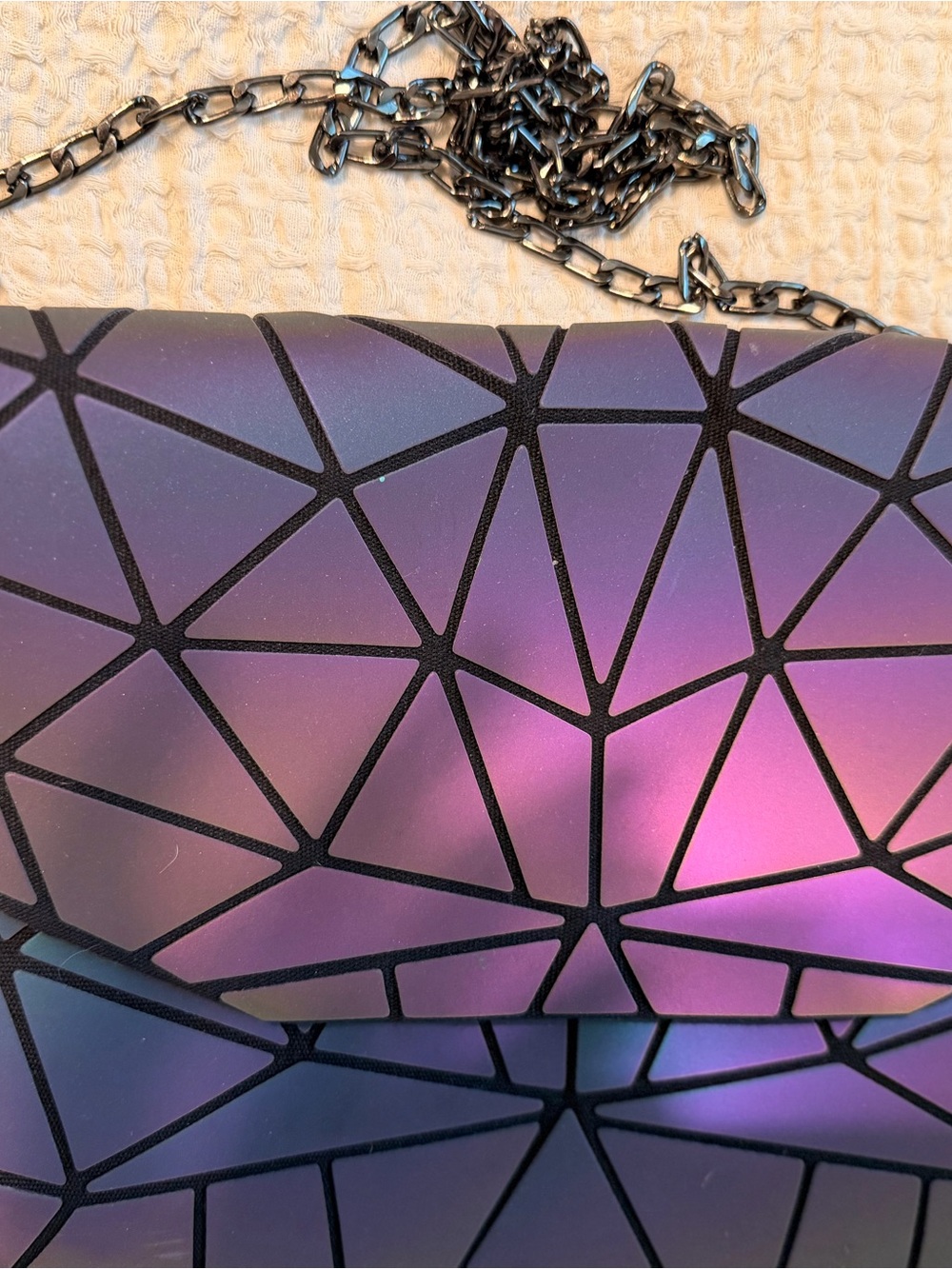 Luminous Geometric Handbag